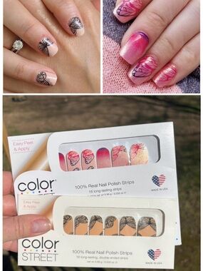 Color street nails Wing Woman Butterfly Garden HTF retired